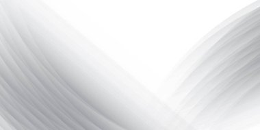 Soyut beyaz ve gri renkli, geometrik şekilli modern tasarım çizgili arka plan. Vektör illüstrasyonu.