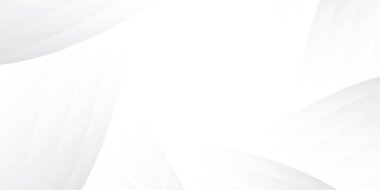 Soyut beyaz ve gri renkli, geometrik şekilli modern tasarım çizgili arka plan. Vektör illüstrasyonu.