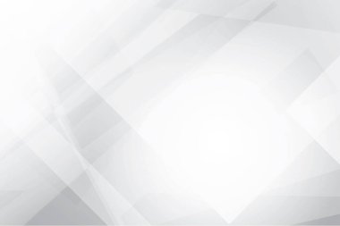 Soyut beyaz ve gri renkli, geometrik şekilli modern tasarım çizgili arka plan. Vektör illüstrasyonu.