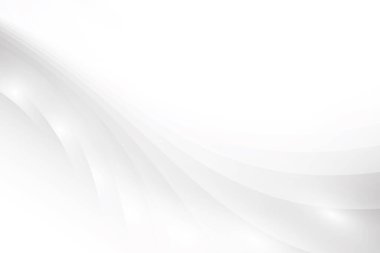 Soyut beyaz ve gri renkli, geometrik şekilli modern tasarım çizgili arka plan. Vektör illüstrasyonu.