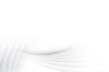 Soyut beyaz ve gri renkli, geometrik şekilli modern tasarım çizgili arka plan. Vektör illüstrasyonu.