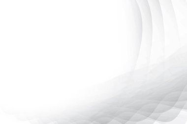 Soyut beyaz ve gri renkli, geometrik şekilli modern tasarım çizgili arka plan. Vektör illüstrasyonu.