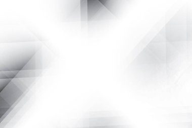 Soyut beyaz ve gri renkli, geometrik şekilli modern tasarım çizgili arka plan. Vektör illüstrasyonu.