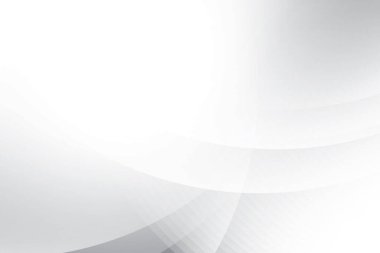 Soyut beyaz ve gri renkli, geometrik şekilli modern tasarım çizgili arka plan. Vektör illüstrasyonu.