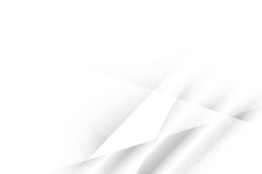 Soyut beyaz ve gri renkli, geometrik şekilli modern tasarım çizgili arka plan. Vektör illüstrasyonu.