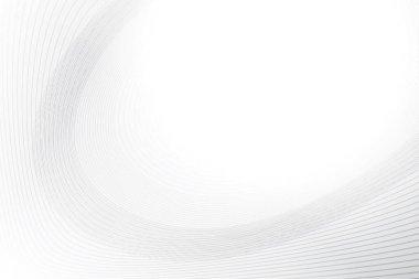 Soyut beyaz ve gri renkli, geometrik şekilli modern tasarım çizgili arka plan. Vektör illüstrasyonu.