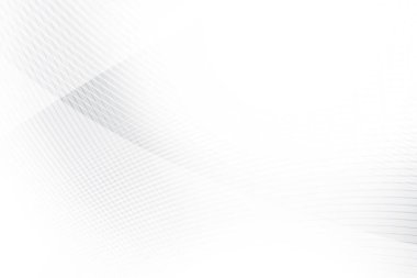 Soyut beyaz ve gri renkli, geometrik şekilli modern tasarım çizgili arka plan. Vektör illüstrasyonu.