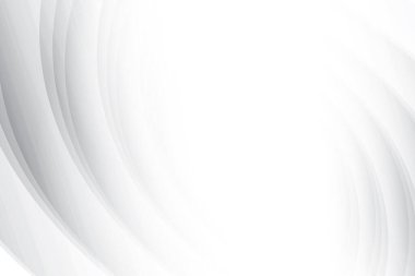 Soyut beyaz ve gri renkli, geometrik şekilli modern tasarım çizgili arka plan. Vektör illüstrasyonu.