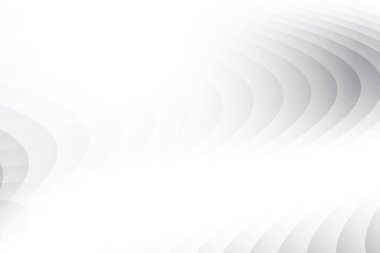 Soyut beyaz ve gri renkli, geometrik şekilli modern tasarım çizgili arka plan. Vektör illüstrasyonu.