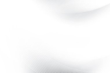 Soyut beyaz ve gri renkli, geometrik şekilli modern tasarım çizgili arka plan. Vektör illüstrasyonu.