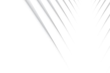 Soyut beyaz ve gri renkli, geometrik şekilli modern tasarım çizgili arka plan. Vektör illüstrasyonu.