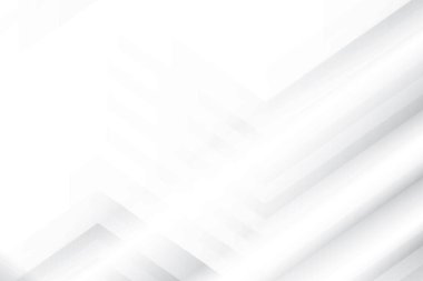 Soyut beyaz ve gri renkli, geometrik şekilli modern tasarım arka planı. Vektör illüstrasyonu.