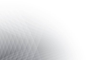 Soyut beyaz ve gri renkli, geometrik şekilli modern tasarım arka planı. Vektör illüstrasyonu.