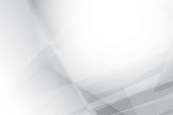 Soyut beyaz ve gri renkli, geometrik şekilli modern tasarım arka planı. Vektör illüstrasyonu.