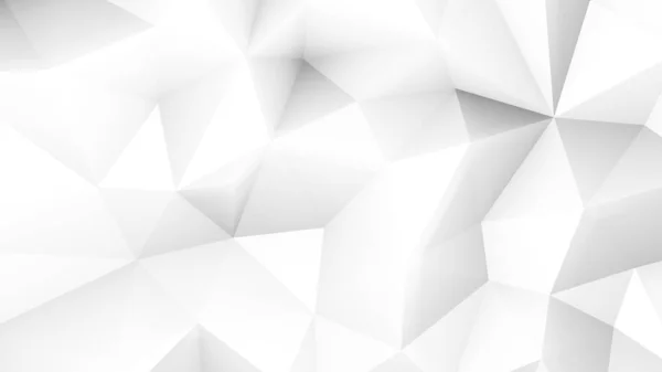 Abstrakte Geometrische Weiße Und Graue Farbe Hintergrund Polygon Niedriges Poly — Stockfoto