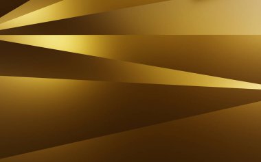 Altın soyut arka plan. 3 Boyutlu resimleme.