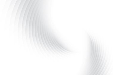 Soyut beyaz ve gri renk, modern tasarım çizgileri geometrik şekilli arka plan. Vektör illüstrasyonu.