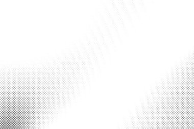 Soyut beyaz ve gri renk, yarım ton efektli modern tasarım arka plan, nokta deseni. Vektör illüstrasyonu.