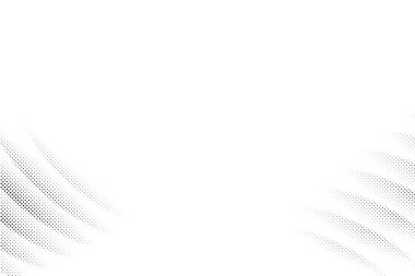 Soyut beyaz ve gri renk, yarım ton efektli modern tasarım arka plan, nokta deseni. Vektör illüstrasyonu.