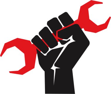 Baskı için Uluslararası İşçi Günü grafik illüstrasyonuName 