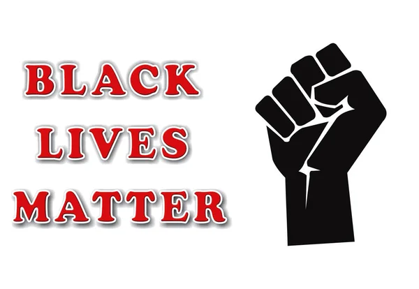 Stop Racism Black Lives Matter Help Fighting Racism Poster Politics — Stock Photo, Image