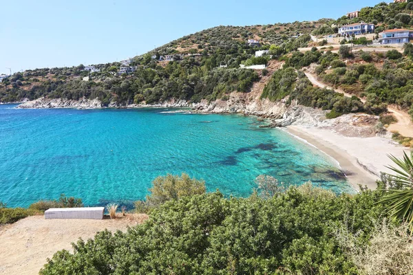 Klimaki Strand Auf Der Insel Euboea Griechenland Berühmtes Griechisches Sommerziel — Stockfoto
