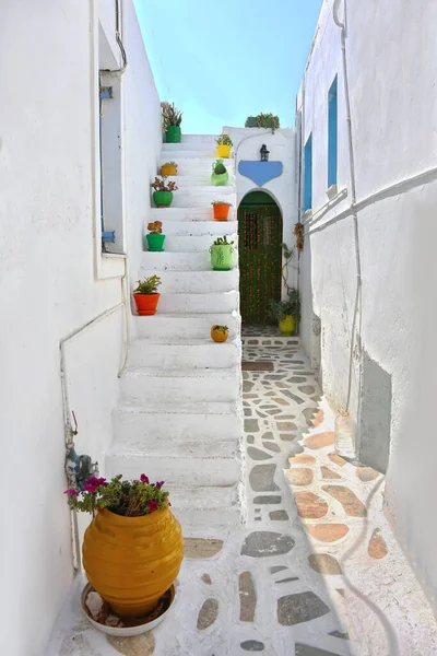 Arquitectura Tradicional Isla Ano Koufonisi Cícladas Grecia Famoso Destino Verano —  Fotos de Stock