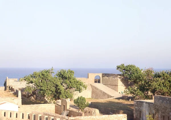 Paredes Diu Fortaleza Vintage Bastión Diu Fort Construido Por Portugués — Foto de Stock