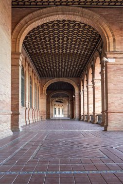 Seville, İspanya İspanyol Meydanı.