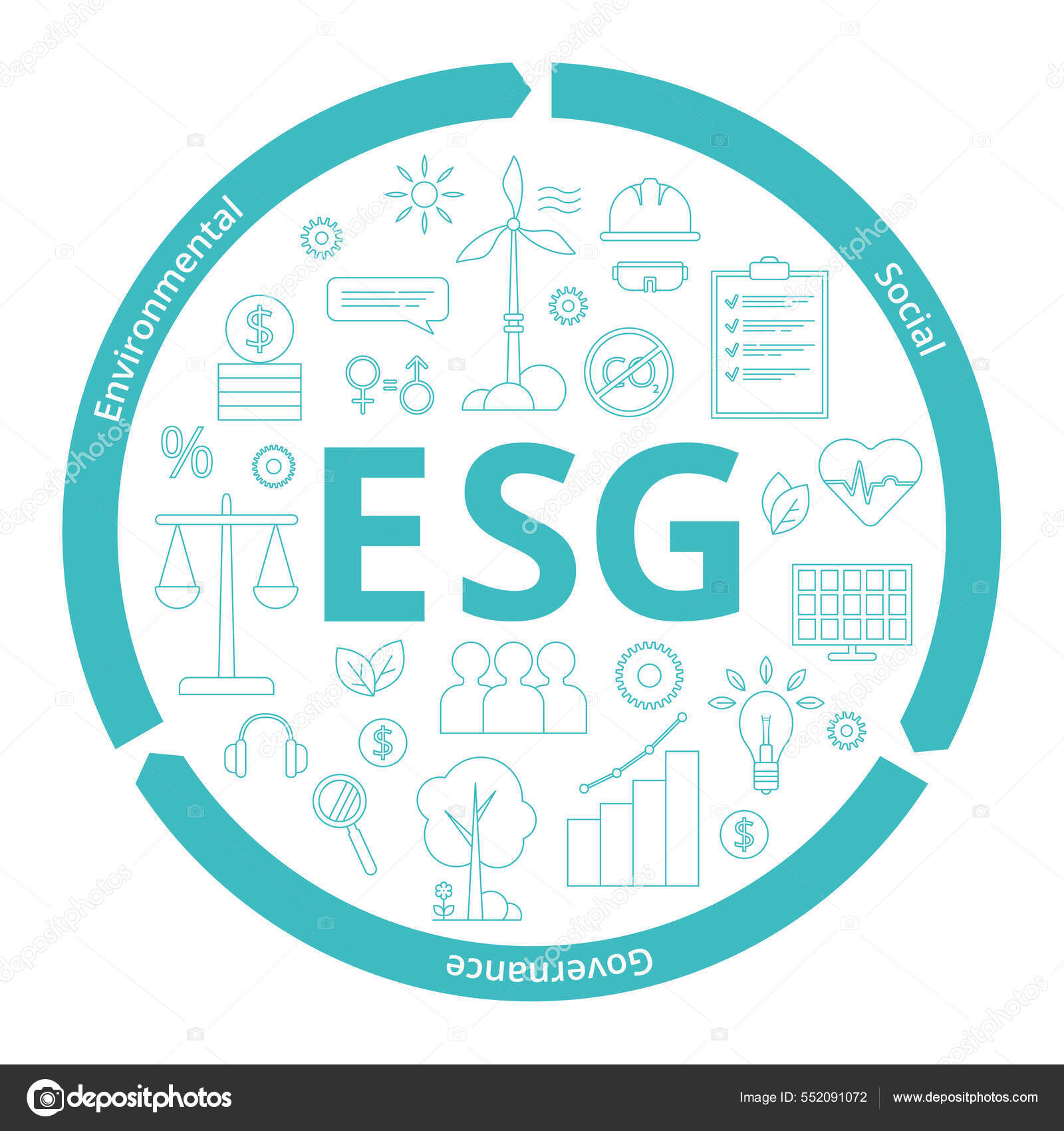 Esg Vector Art Stock Images Depositphotos