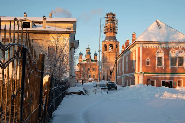 Russia Winter Usolye Usolye Ancient Town Perm Region Which Appeared — Stock Photo, Image