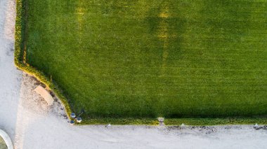 İtalyan tarzı bahçe, hava aracı görüntüsü