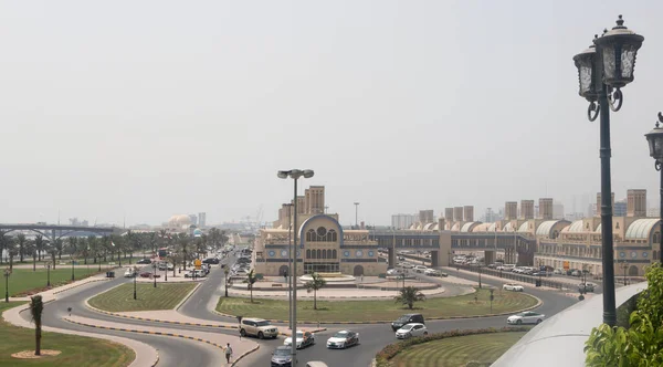 Centro Sharjah Emiratos Árabes Unidos Vista Del Centro Del Zoco — Foto de Stock
