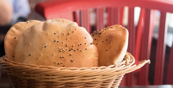 Pão Típico Oriente Médio — Fotografia de Stock