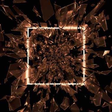 Parçalanmış kopyalanmış uzay çerçevesi, 3d oluşturma