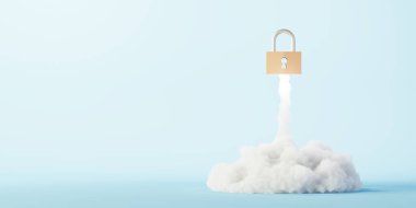 Asma kilit roketi, güvenlik ve özgüven kavramları, 3D görüntüleme