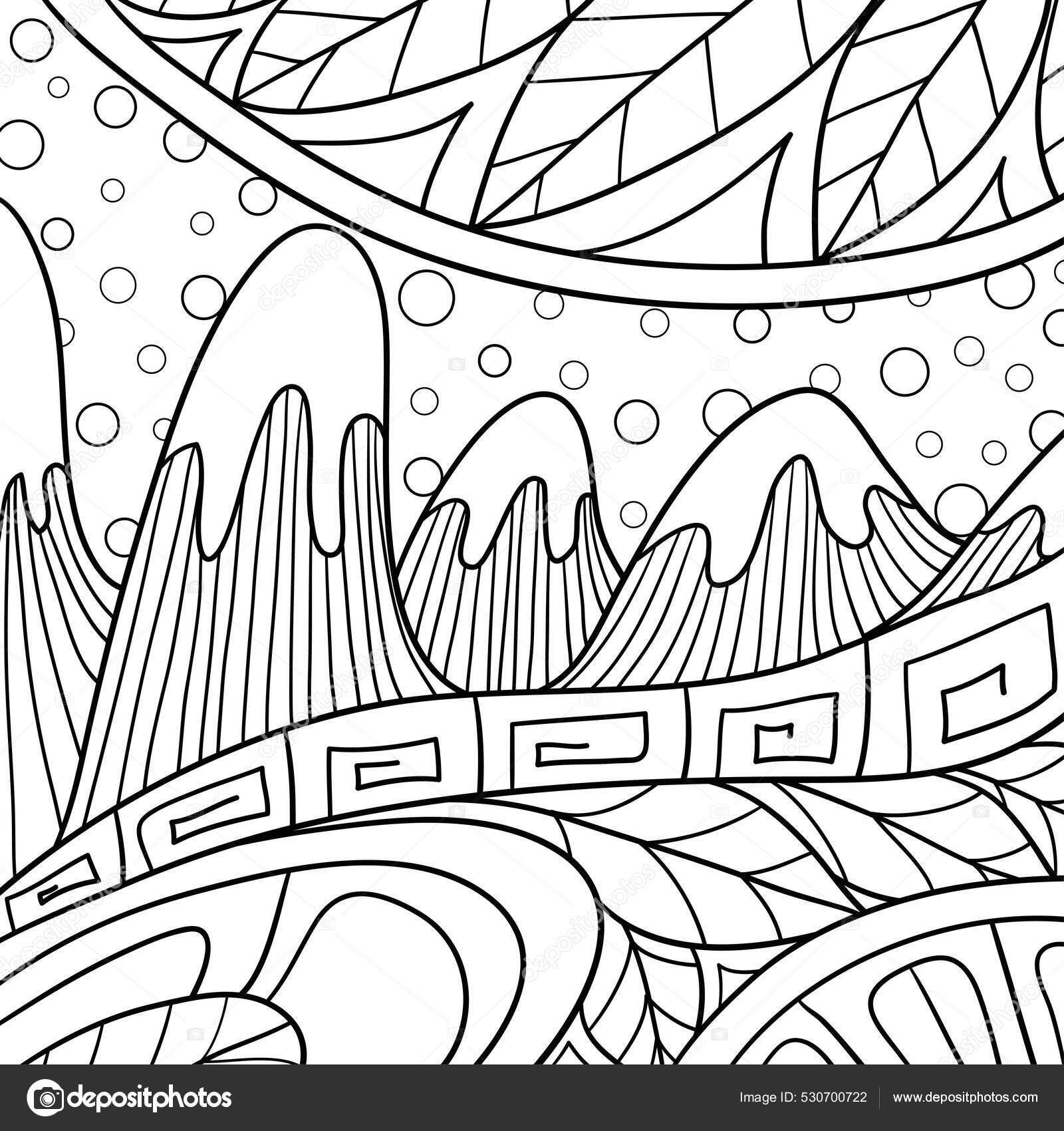 Abstracts: Colouring Book For Adults (Colouring Books For Adults