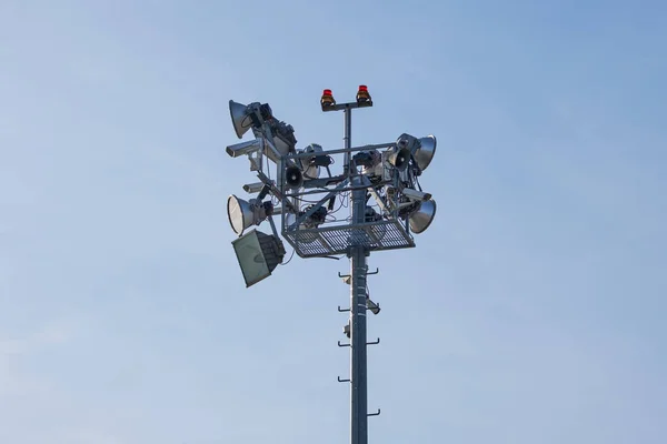 Lichtanlage Für Den Flughafen — Stockfoto