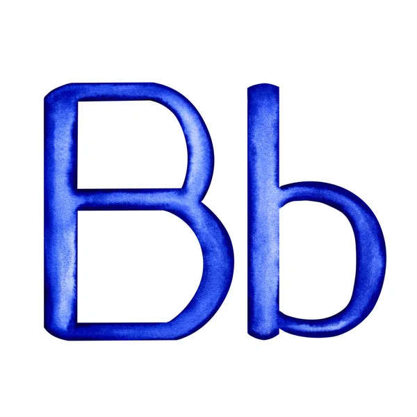 字母B大写字母和小写字母 — 图库照片