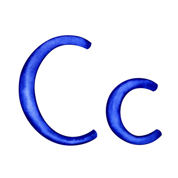 大写字母C小写字母 — 图库照片