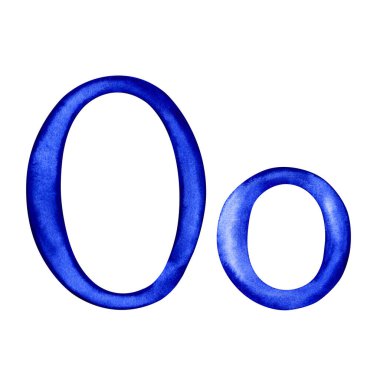 O harfi büyük ve küçük harf