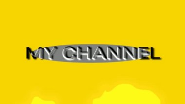 YouTube kanalınızı ya da diğer sosyal medyayı açmak için My ChanNEL sözcüğüyle canlandırılmış video