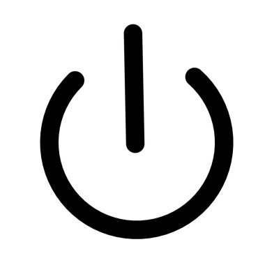 Basit tasarımı olan çıkış simgesi vektörü