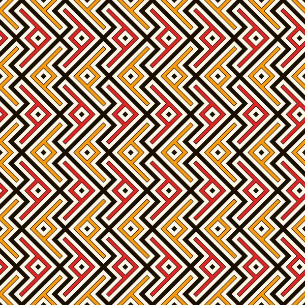 Etnik, kabilesel, pürüzsüz yüzey deseni. Arka planda tekrarlanan semboller. Eski halk süsü. Geometrik şekiller motifi. Coğrafi soyut duvar kağıdı. Dijital kağıt, tekstil baskısı. Vektör sanatı