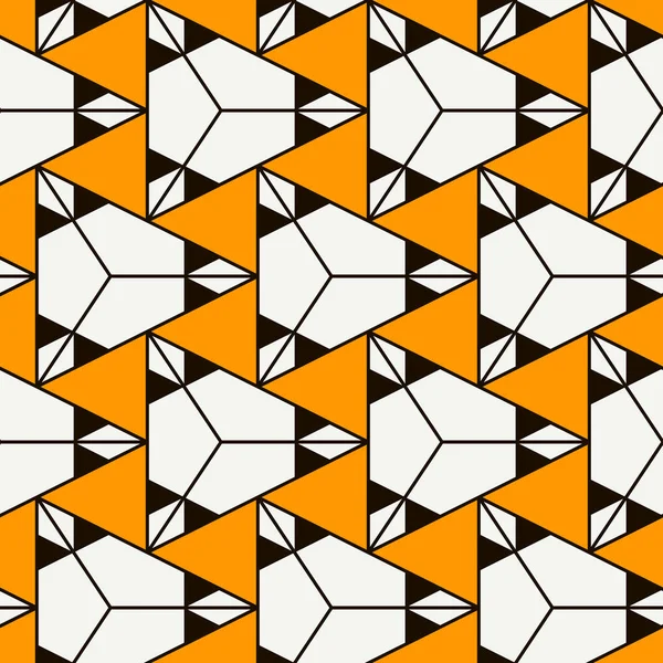 Сучасний Геометричний Малюнок Повторюваний Мотив Трикутників Безшовний Дизайн Поверхні Сучасний — стоковий вектор