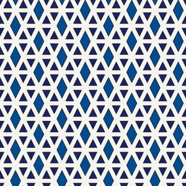 Çağdaş geometrik desen. Tekrarlanan üçgen süslemesi. Modern jeo soyut arkaplan. Kusursuz yüzey tasarımı. Mozaik duvar kağıdı. Dijital kağıt, tekstil baskısı. Vektör illüstrasyonu