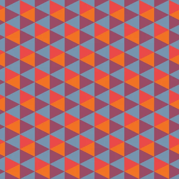 Patrón Geométrico Contemporáneo Adorno Triángulos Repetidos Fondo Abstracto Moderno Diseño — Vector de stock