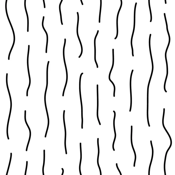 Skizziertes Organisches Natürliches Hölzernes Nahtloses Muster Minimalistischer Design Hintergrund Freihändig — Stockvektor