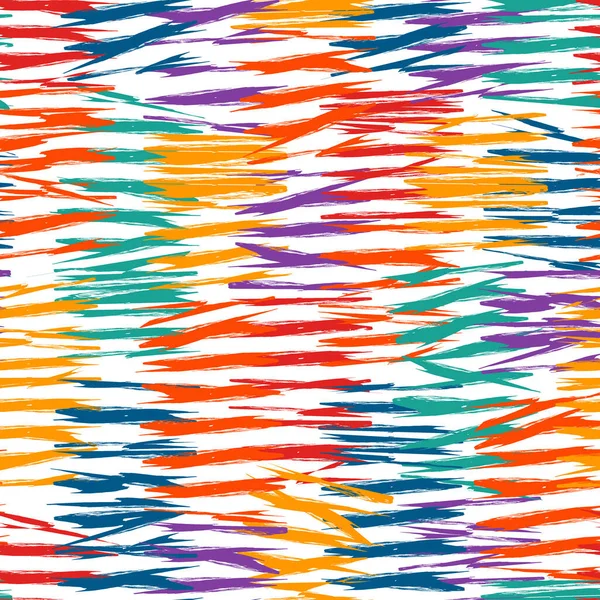 自然の有機野生生物のカモフラージュテクスチャ 動物の毛皮のプリント 筆はシームレスなパターンを塗ります フリーハンドストライプの背景 ブラシストロークの装飾 手描き抽象絵画 Alliphonewallpapers Net — ストックベクタ