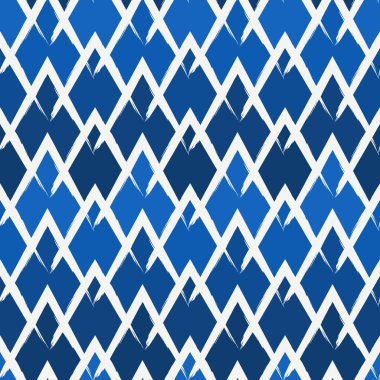 Boya fırçası pürüzsüz desen. Freehand grunge tasarım arka planı. Motif doğulu süsü ölçeklendir. Moda el çizimi geometrik baskı. Modern sanatsal el soyut vektör duvar kağıdı çizimi